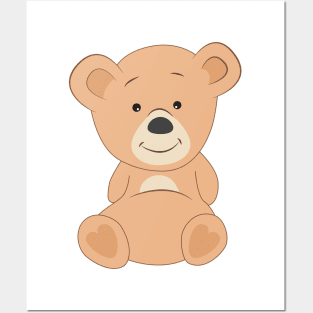 Cute Teddy Bear Posters and Art